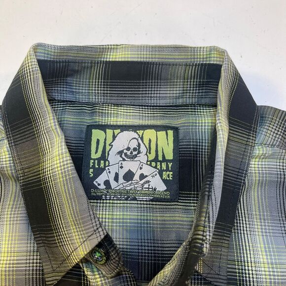 New DIXXON FLANNEL Mens Shirt Sz S BUTTON FRONT Plaid - Picture 5 of 6